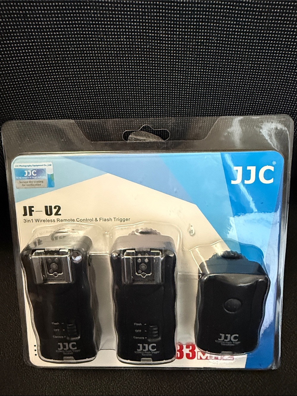 JJC JF-U2 Wireless Remote Control & Flash 433MHZ 3in 1 Wireless Remote Control m